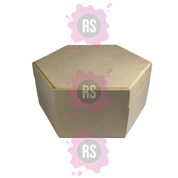 caja Hexagonal grande con bisagra 24x10 - Imagen 2