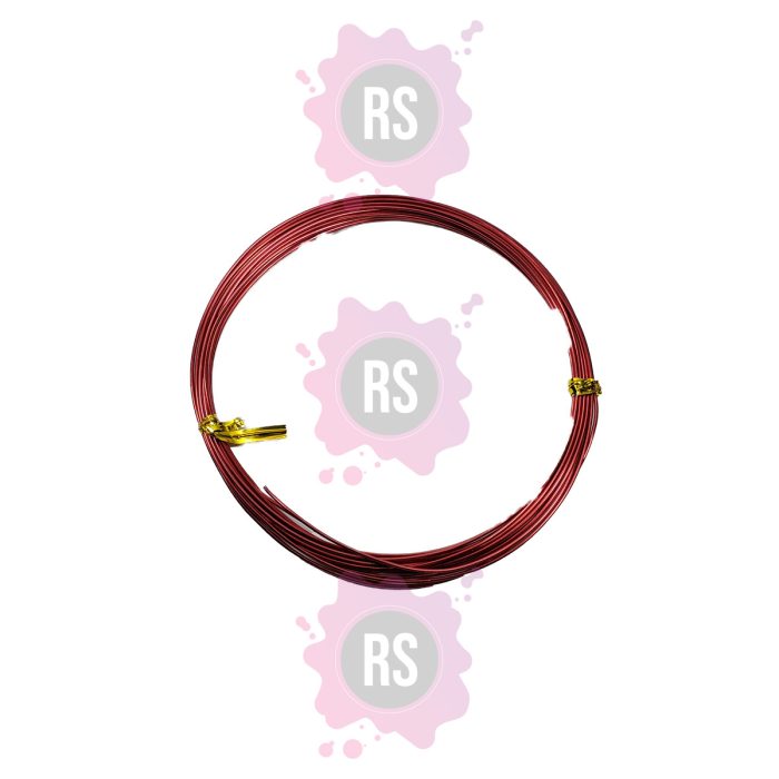 ALAMBRE DE ALUMINIO X 5MTS. (23) ROJO