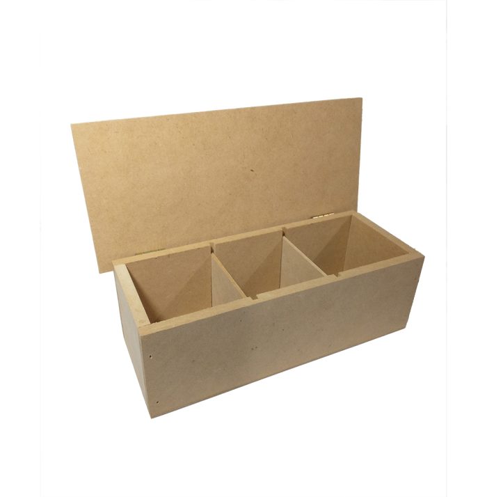 Mdf Caja De Te X 3 Tapa Lisa - Imagen 2